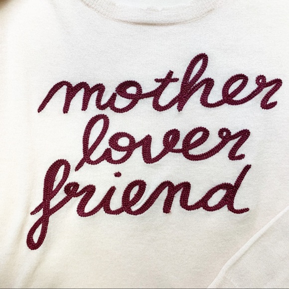 NEW • Sundry • Mother Lover Friend Sweater Pink - Picture 6 of 10